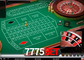 Roulette Table 7775bet